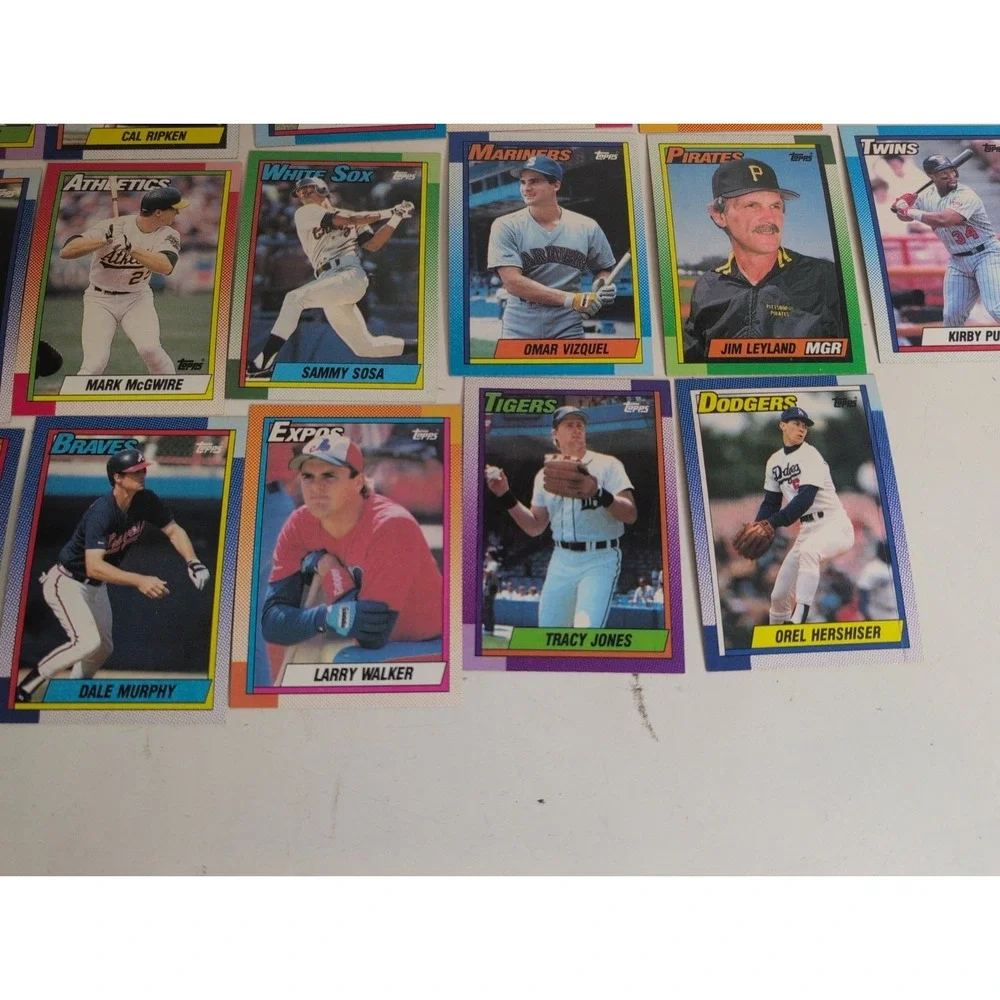 Mixed Lot Of 68 Gradable Baseball Cards 1990 Topps Superstars Nolan Ryan & More!